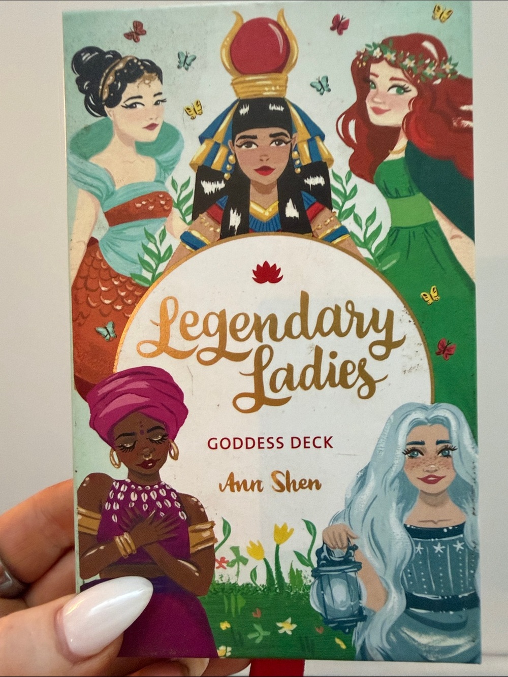 Legendary Ladies Goddess Deck by Ann Shen - Colorful Illustrated Box